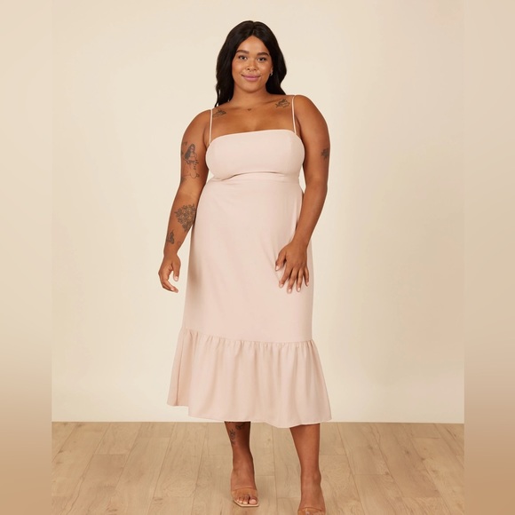 park and fifth Dresses & Skirts - Park and Fifth Floral Pink Midi Dress Large